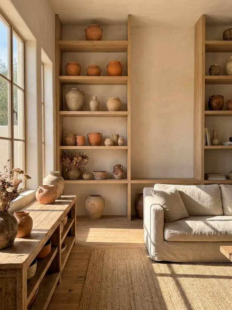 Bring in Natural Raw Terracotta and Stoneware Accents